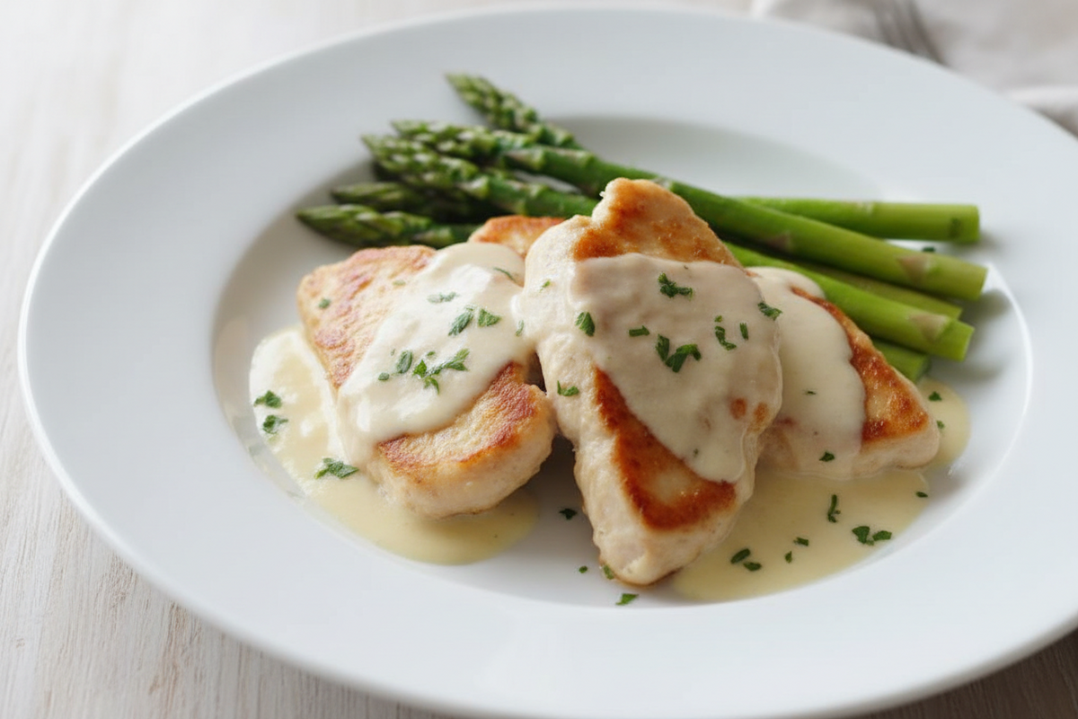 Chicken lemon scaloppine