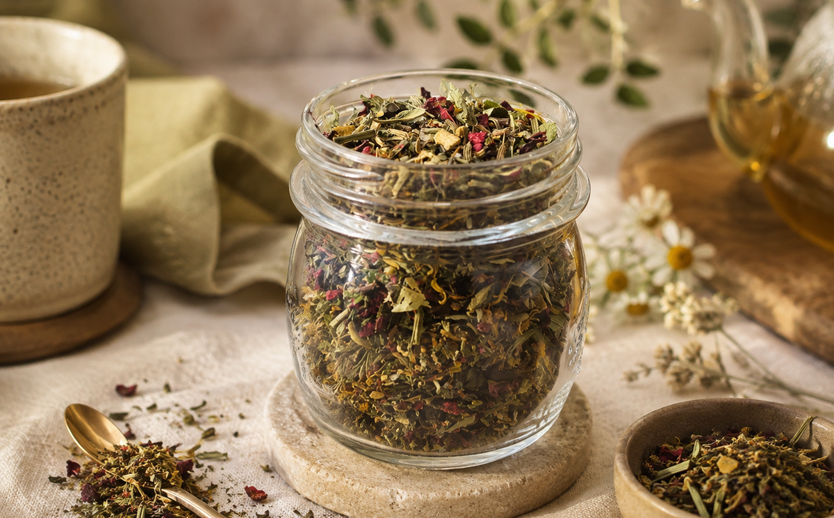 The 30 plants herbal tea